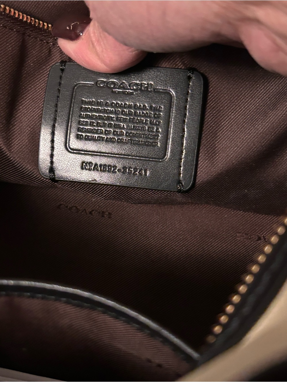 Coach Black, Brown & Cream Multi Dreamer 36 Leather Satchel *FIRM* - Picture 5 of 6
